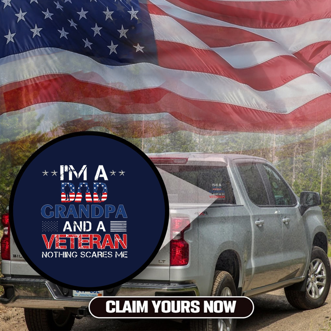 Nothing Scares Me Veteran Sticker