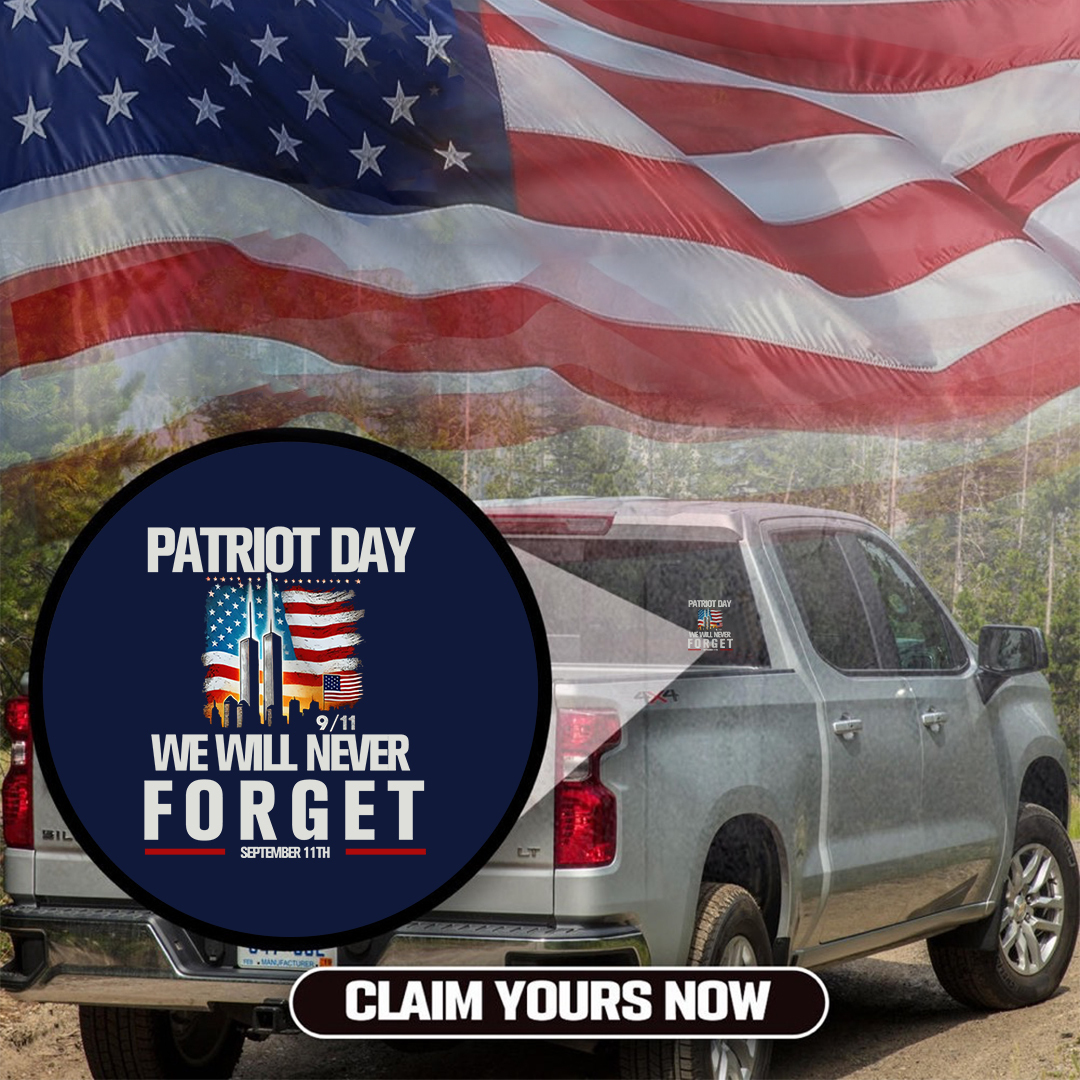 We Will Never Forget Patriot Day Sticker