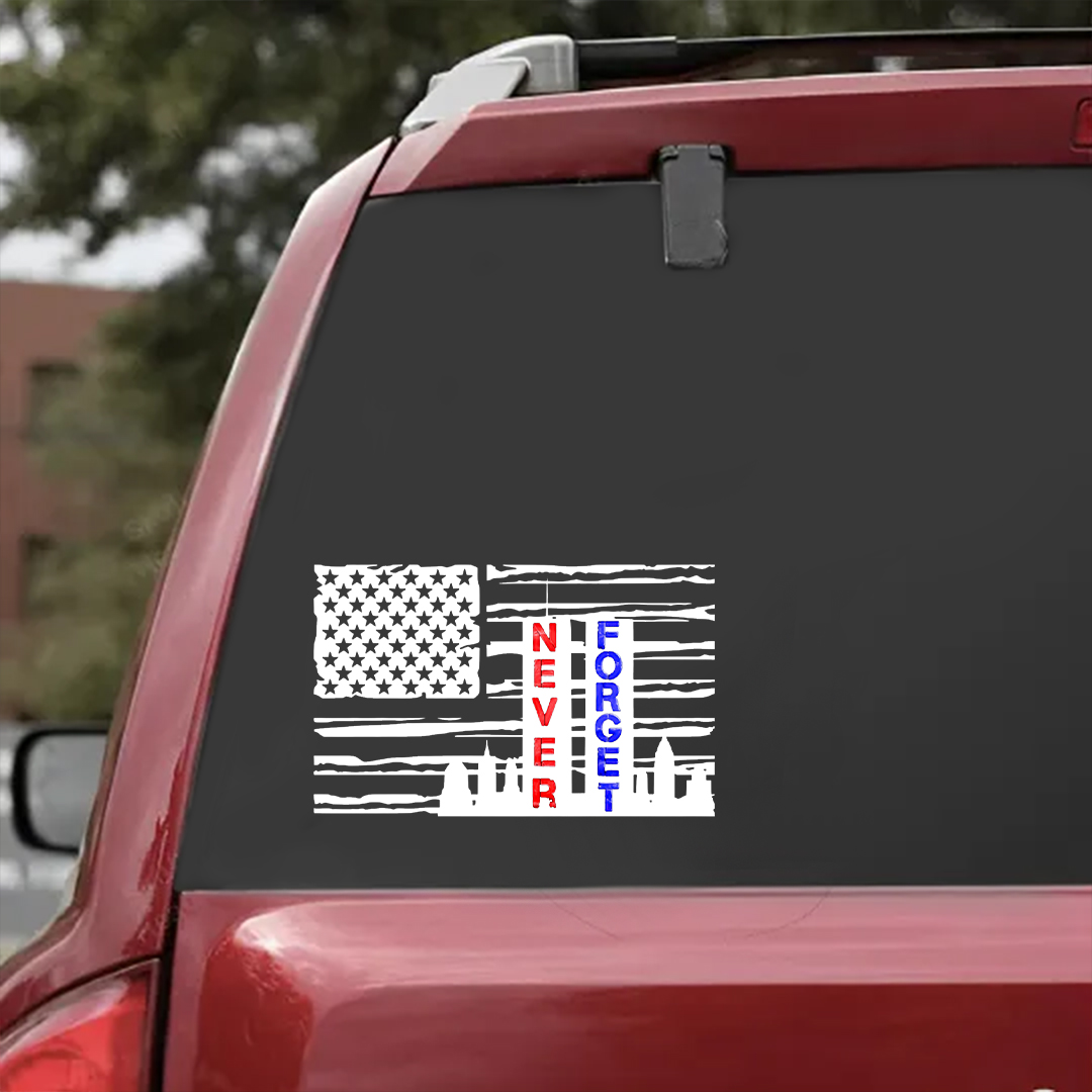 Never Forget Patriot Day Sticker