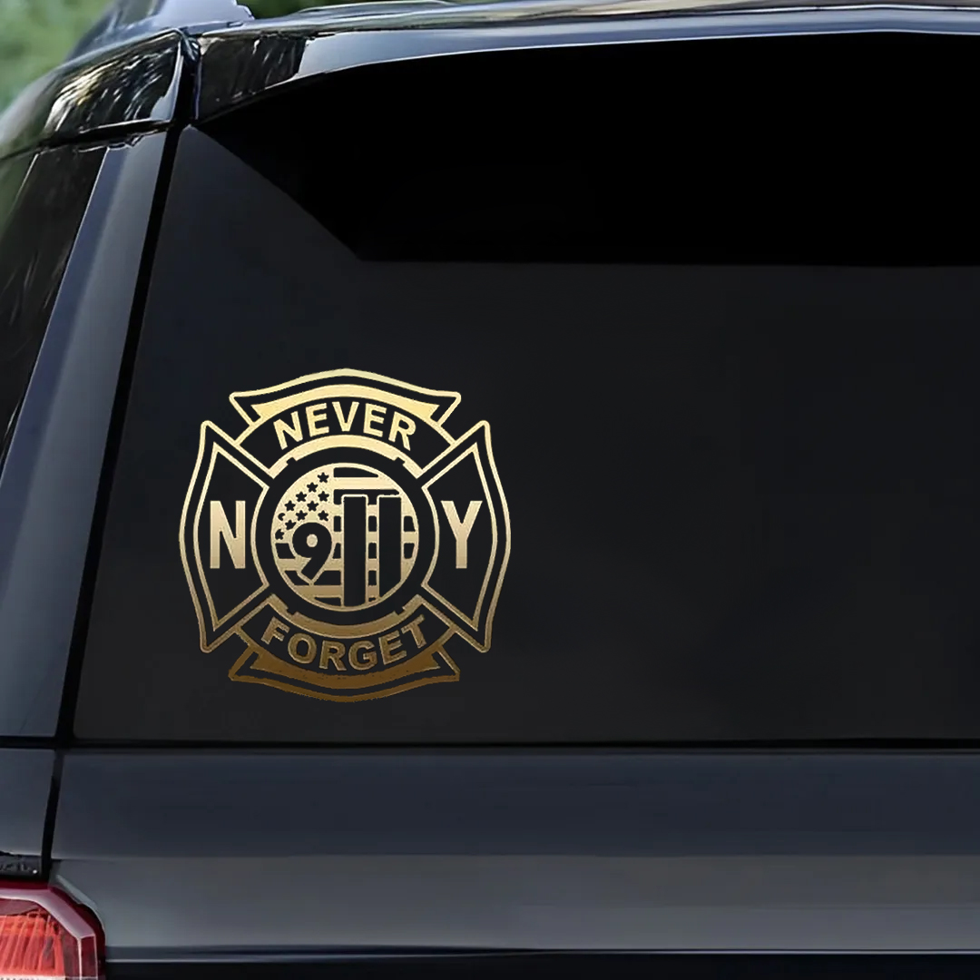 Never Forget 911 Patriot Day Sticker