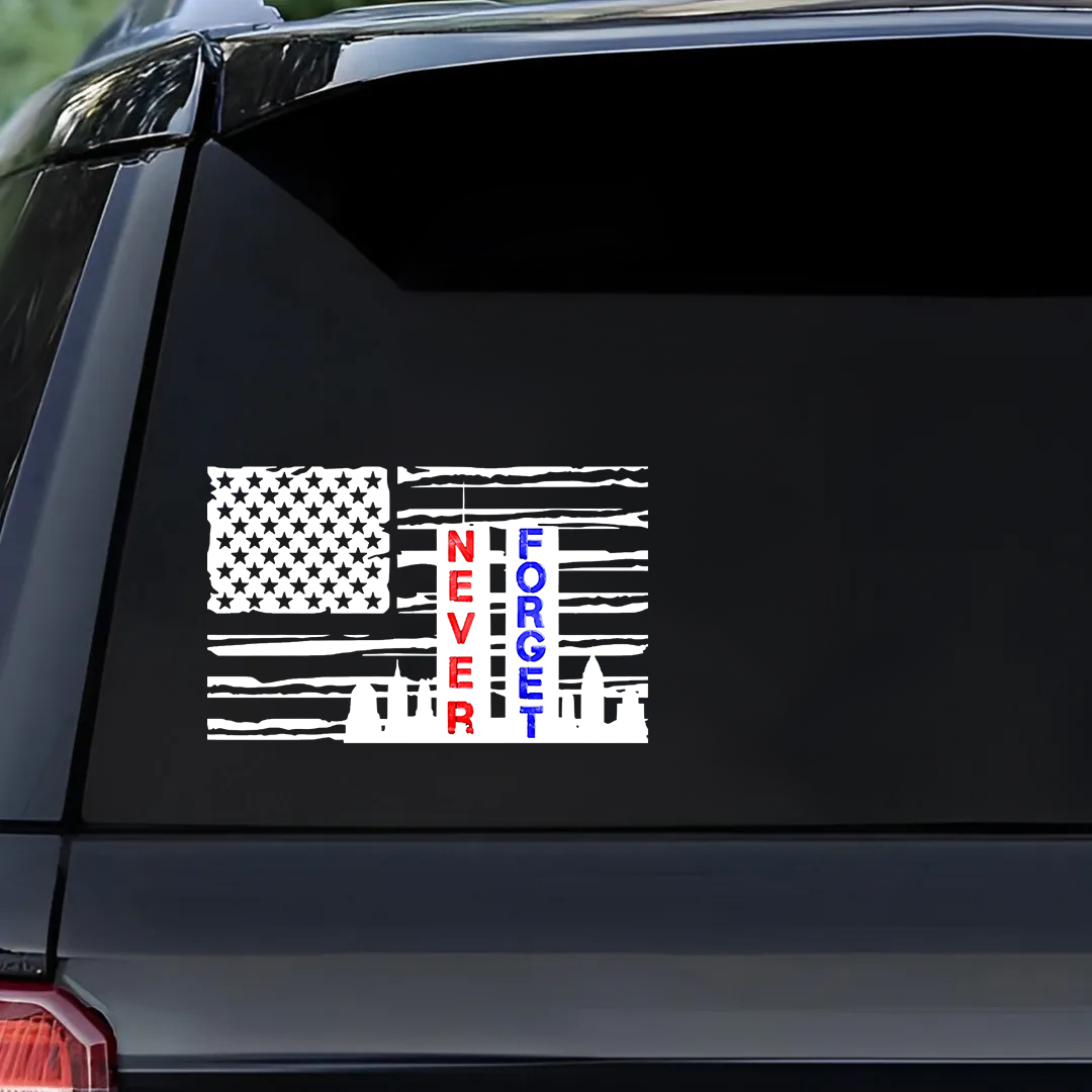 Never Forget Patriot Day Sticker