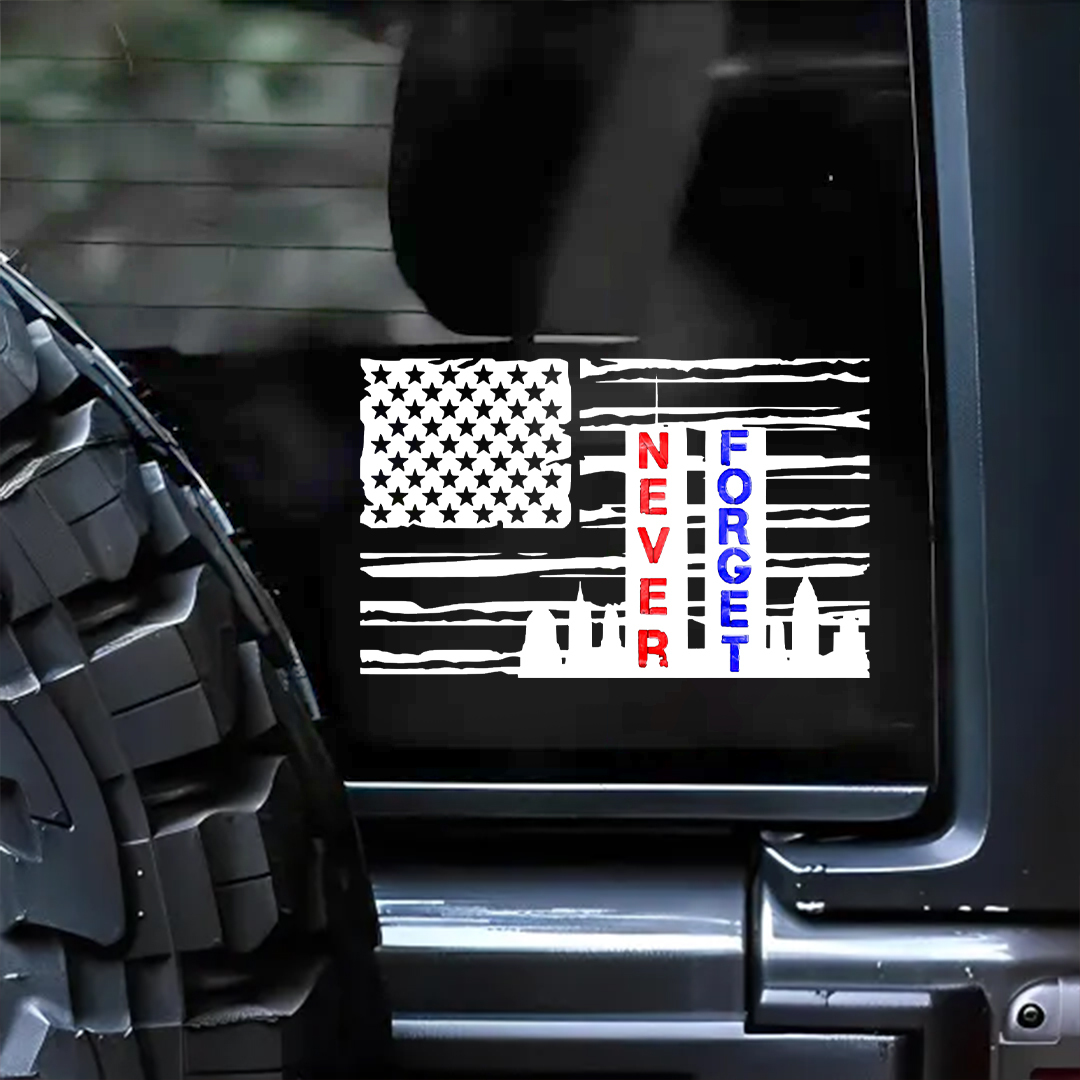Never Forget Patriot Day Sticker