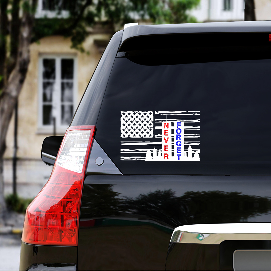 Never Forget Patriot Day Sticker