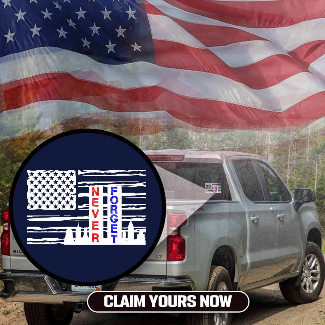 Never Forget Patriot Day Sticker
