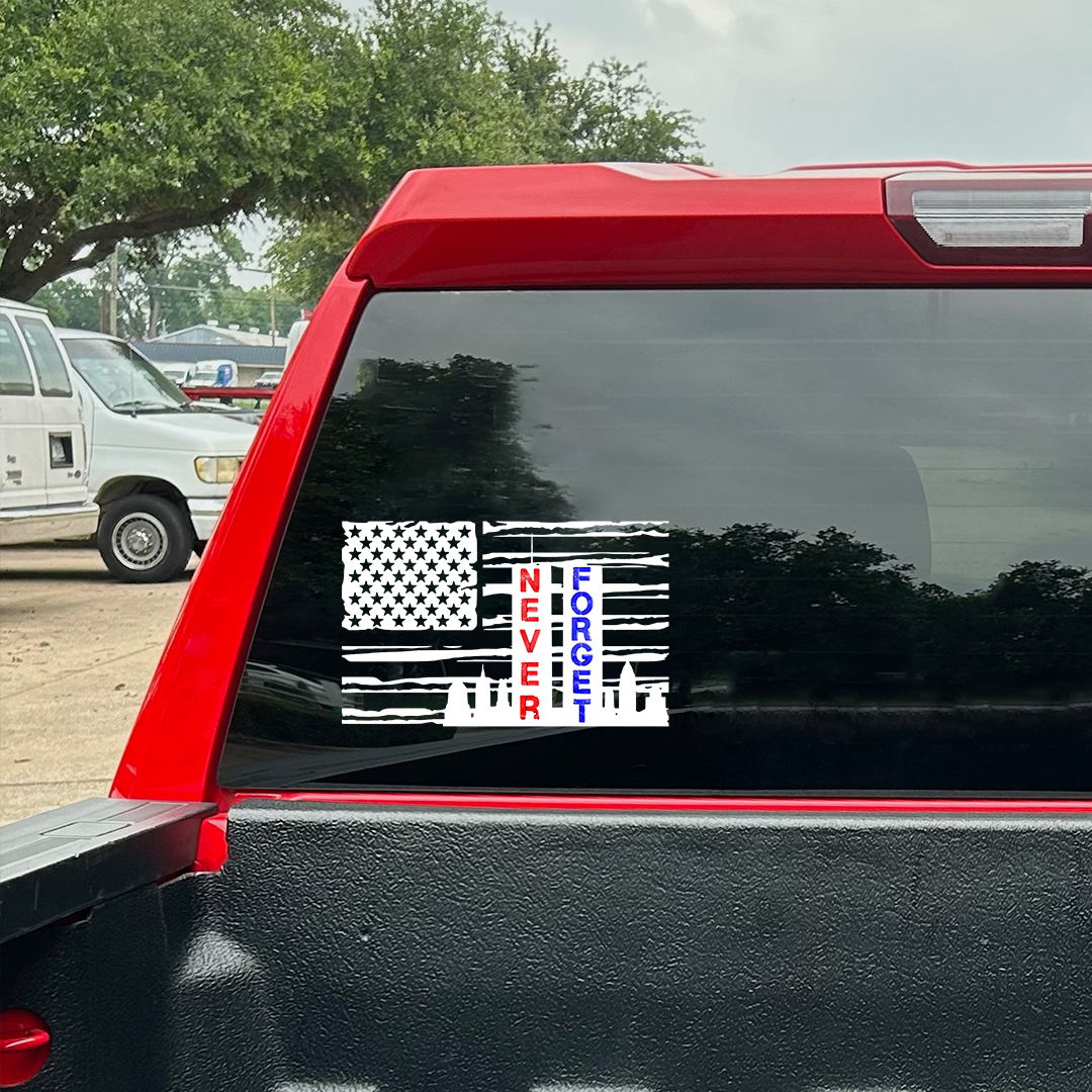 Never Forget Patriot Day Sticker