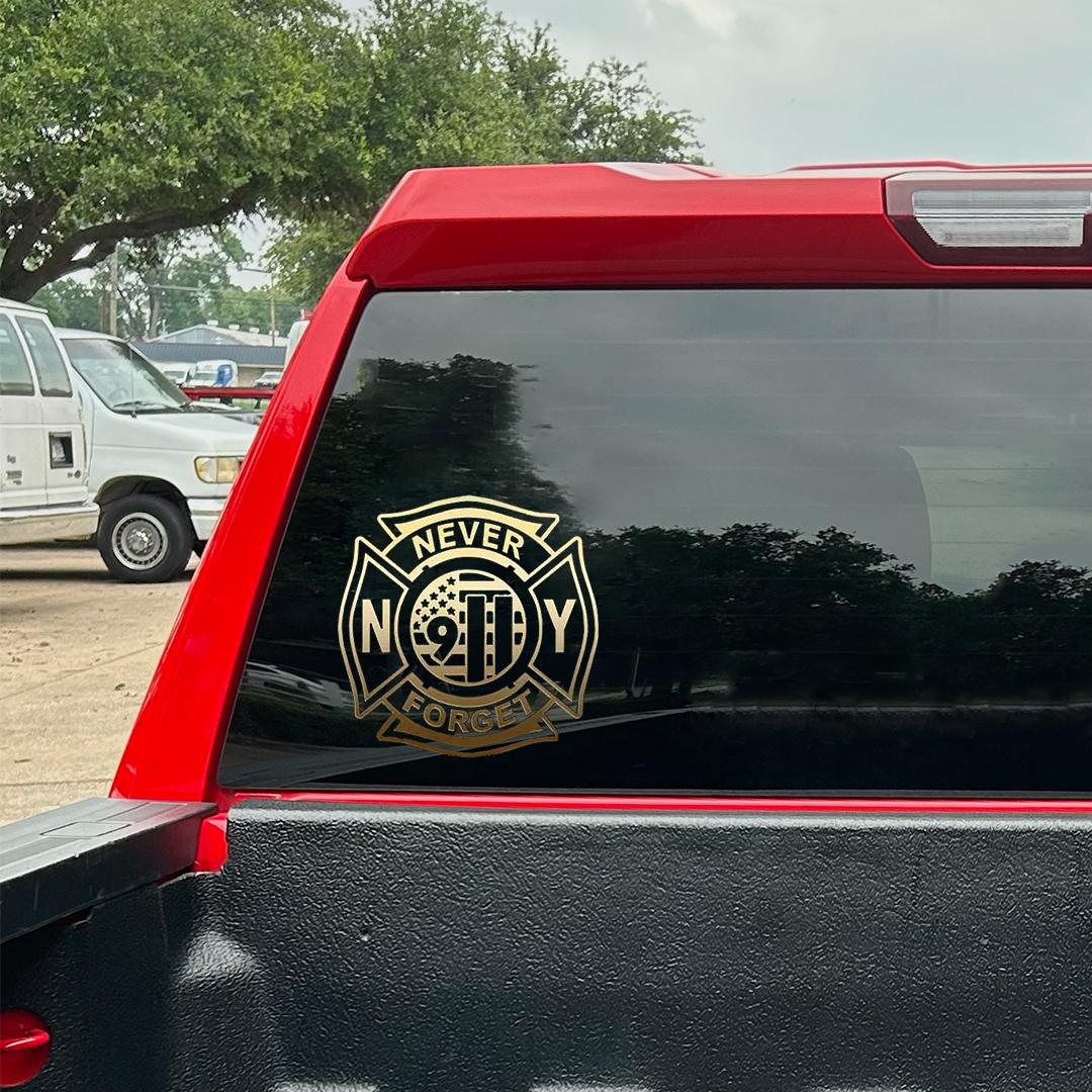 Never Forget 911 Patriot Day Sticker