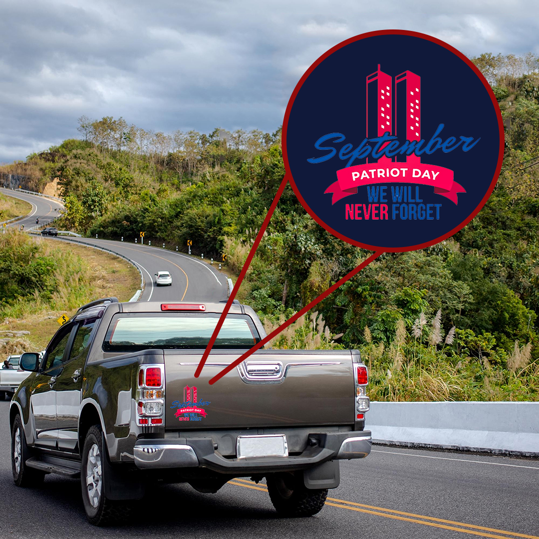 September We Never Forget Patriot Day Sticker