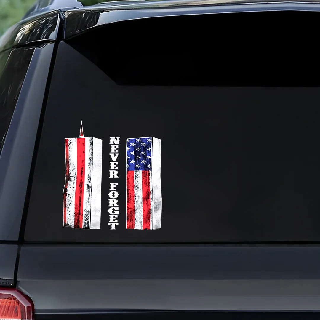 We Never Forget Patriot Day Sticker