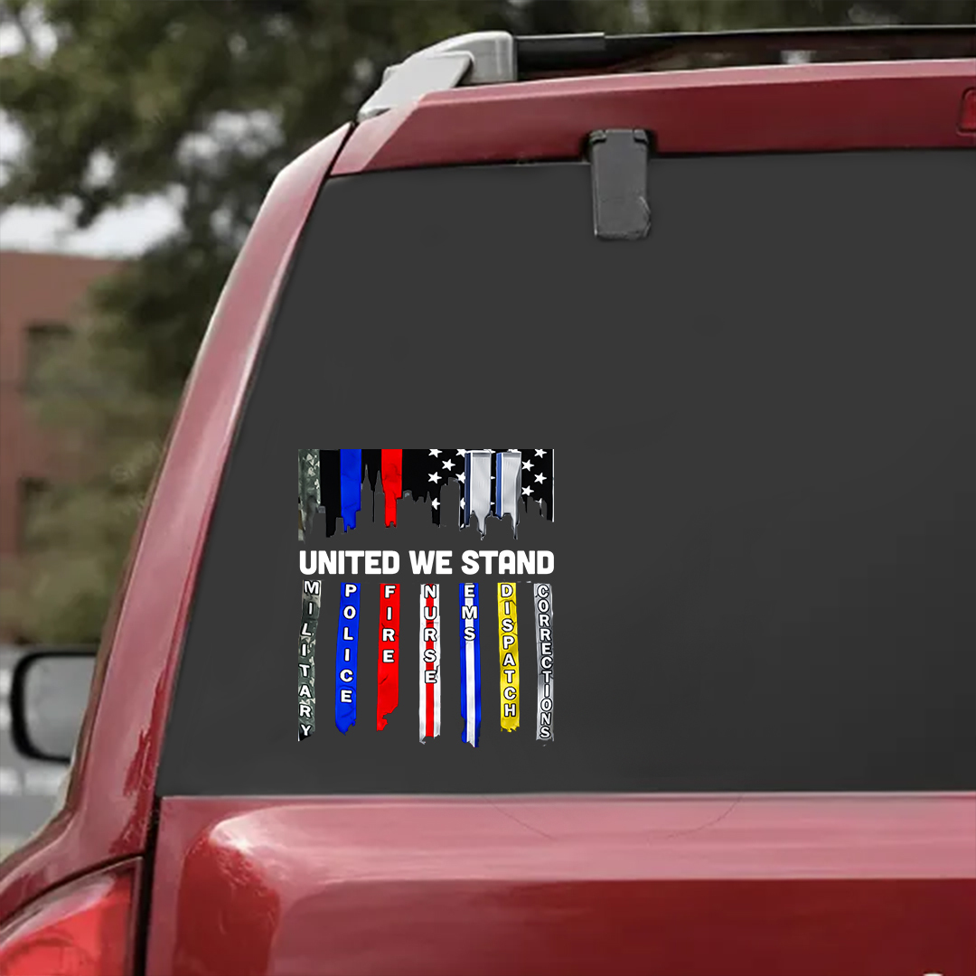 United We Stand Patriot Day Sticker