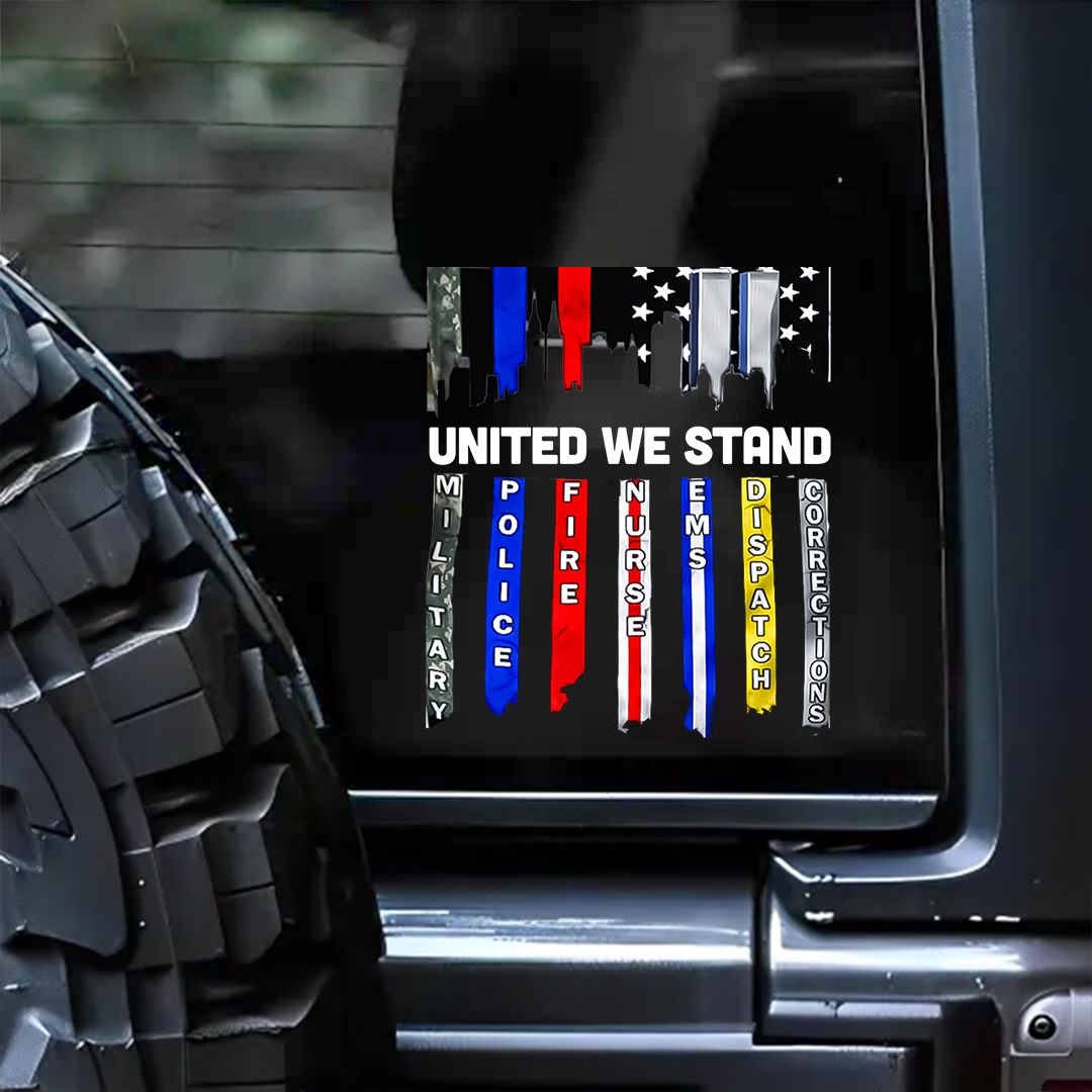 United We Stand Patriot Day Sticker