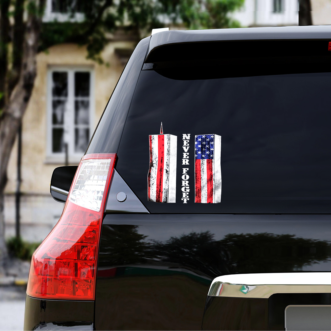 We Never Forget Patriot Day Sticker