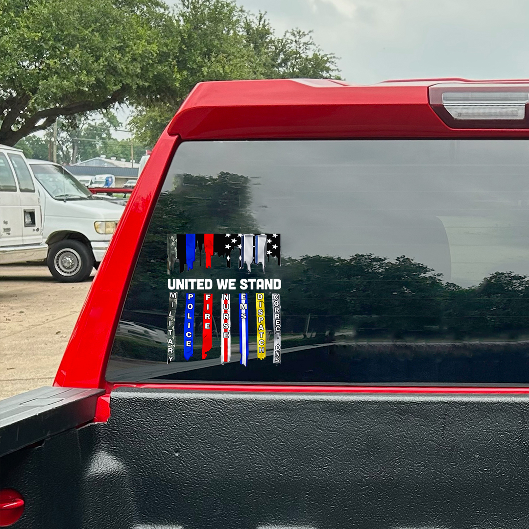 United We Stand Patriot Day Sticker