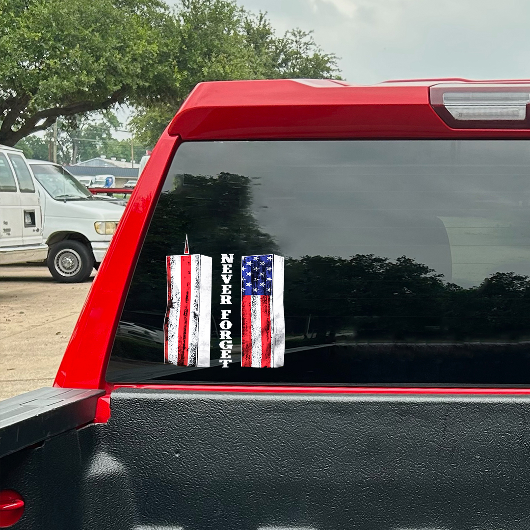 We Never Forget Patriot Day Sticker