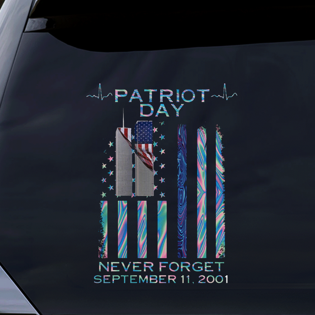 September 11 Patriot Day Sticker