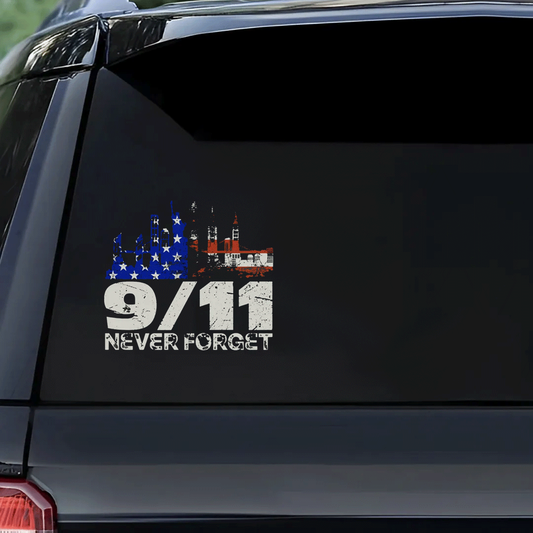 Should Never Forget Patriot Day Sticker