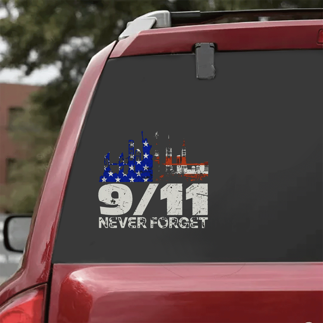 Should Never Forget Patriot Day Sticker
