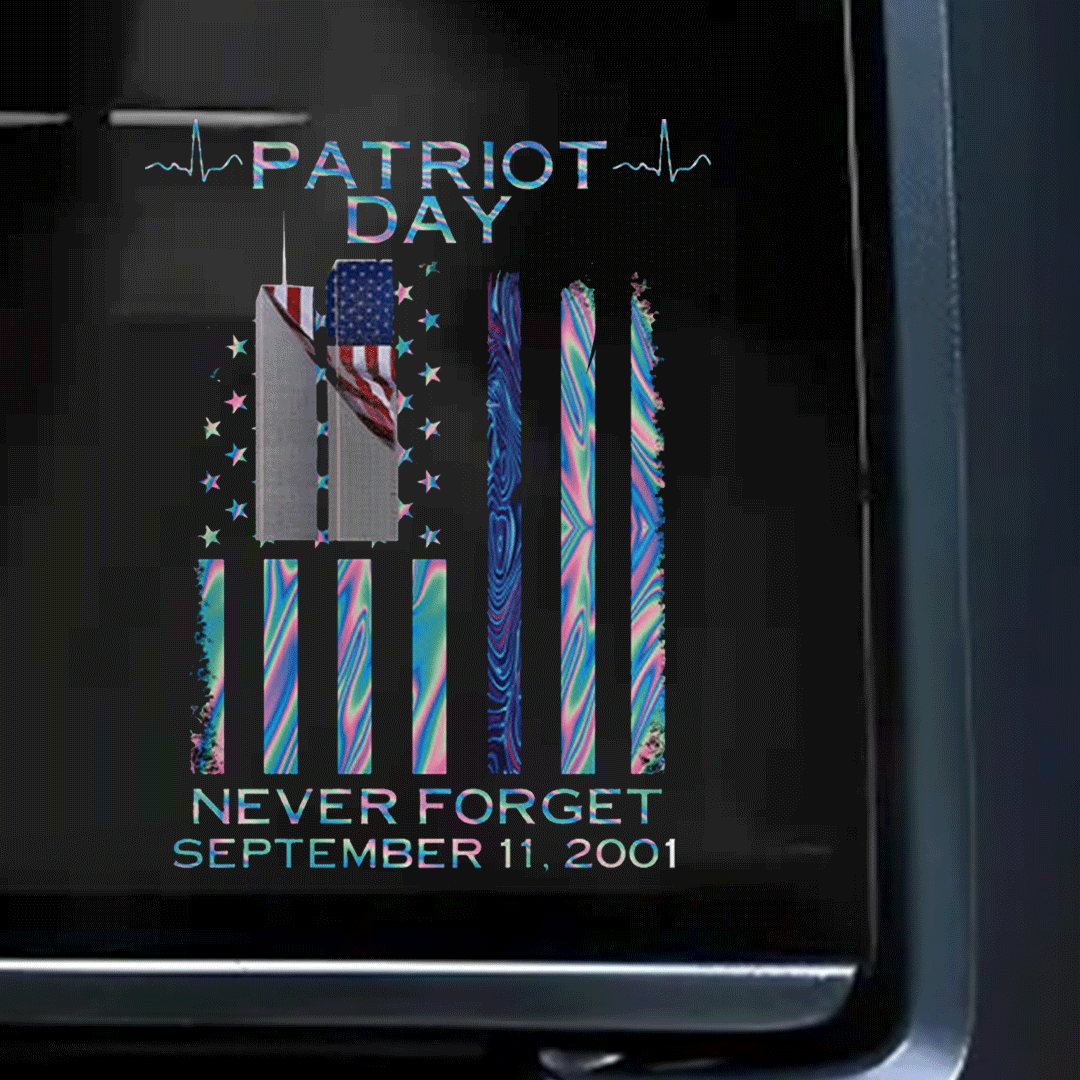 September 11 Patriot Day Sticker