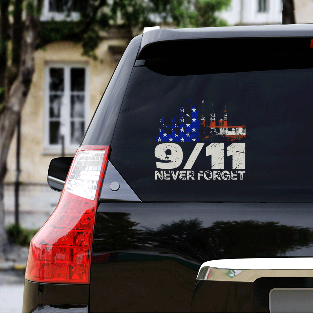 Should Never Forget Patriot Day Sticker