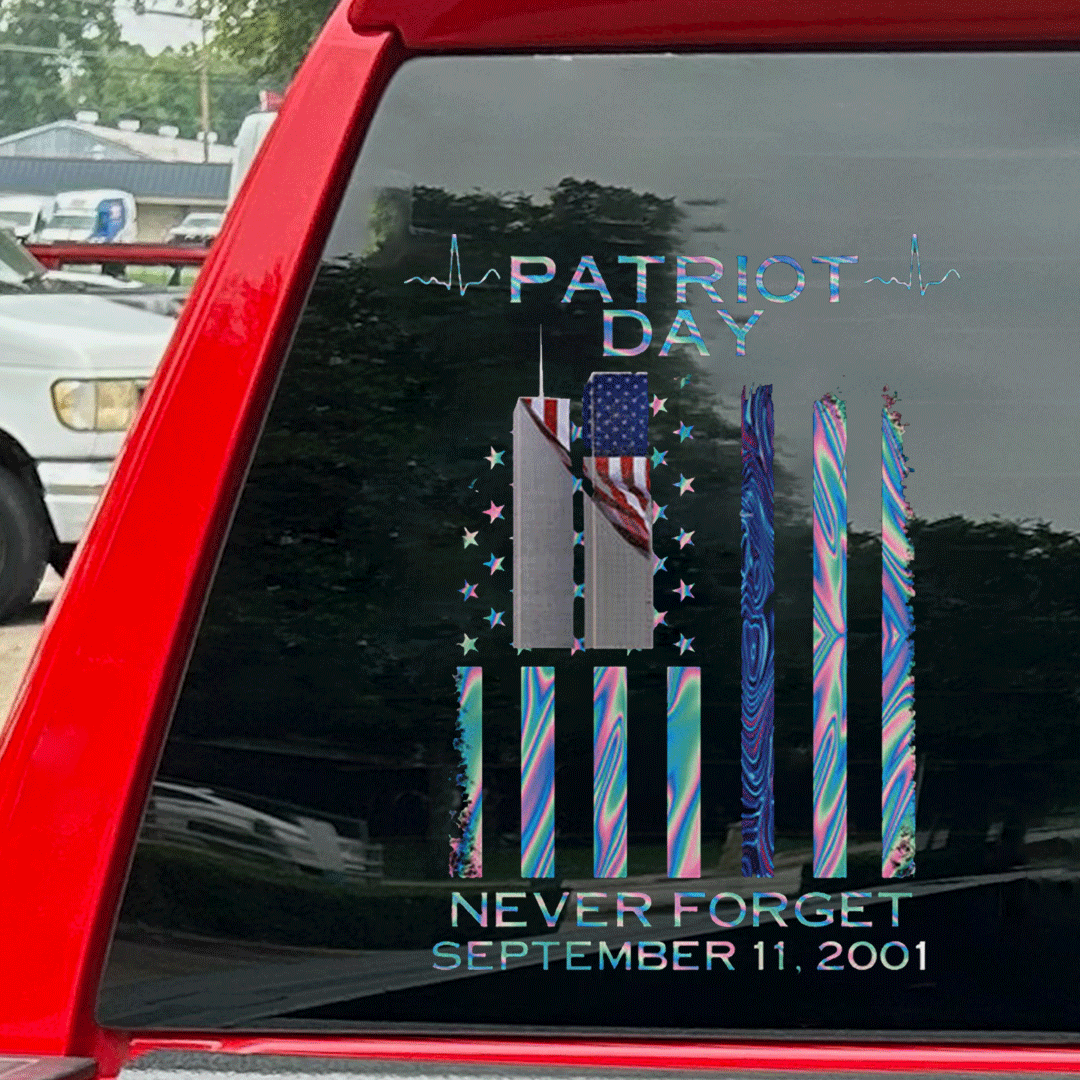 September 11 Patriot Day Sticker