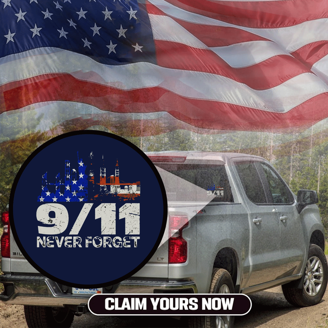 Should Never Forget Patriot Day Sticker