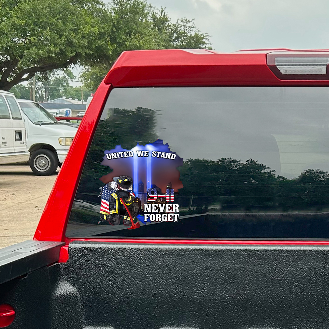 9-11 Never Forget Patriot Day Sticker
