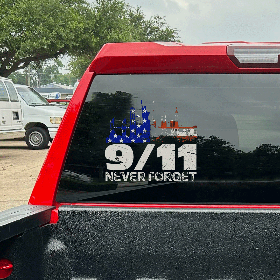 Should Never Forget Patriot Day Sticker