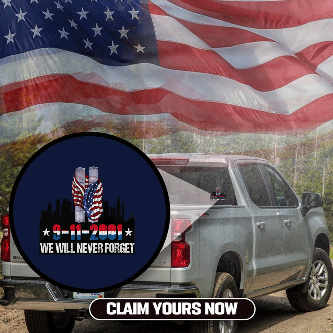 Will Never Forget 9/11 Patriot Day Sticker