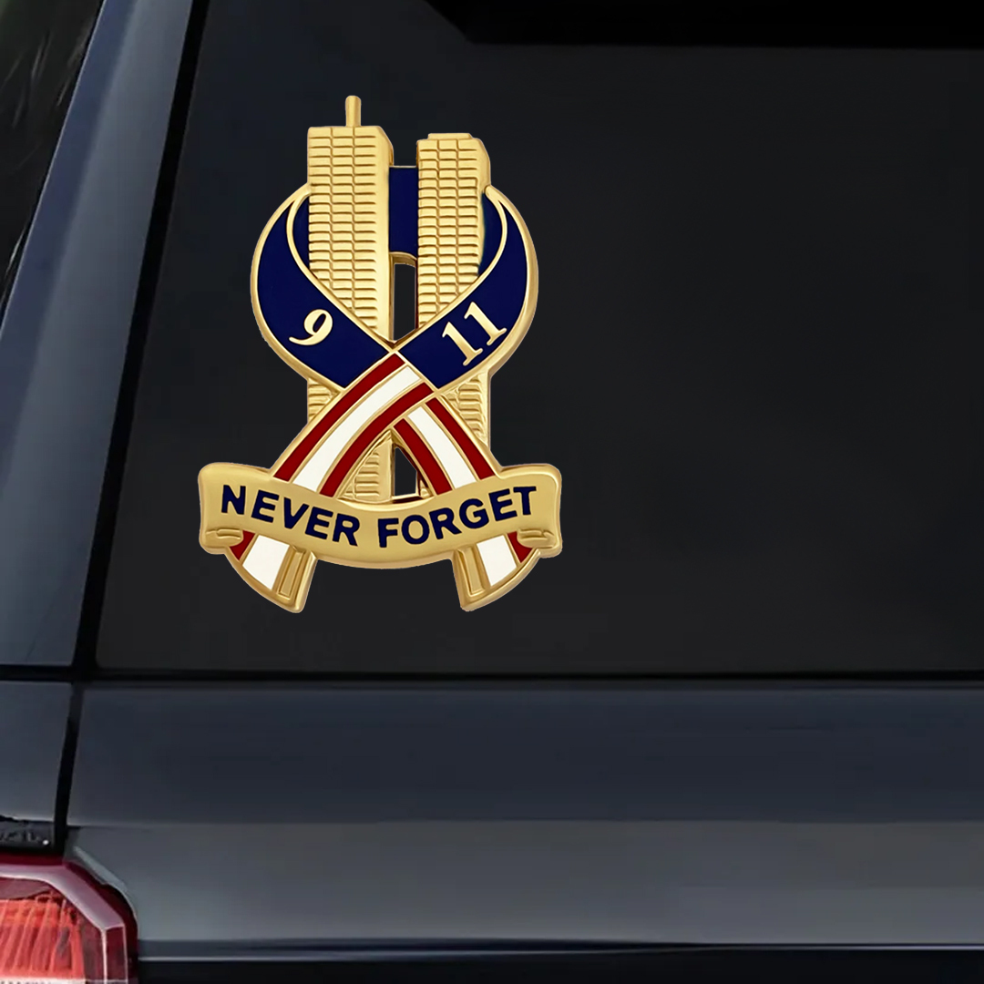 9/11 Never Forget It Patriot Day Sticker