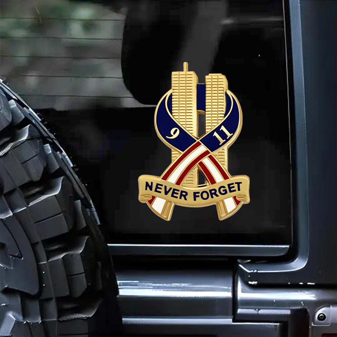 9/11 Never Forget It Patriot Day Sticker