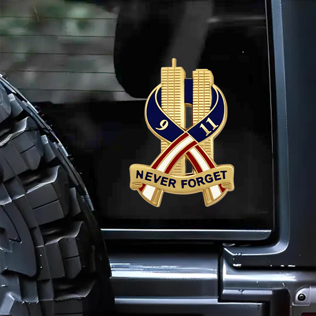 9/11 Never Forget It Patriot Day Sticker