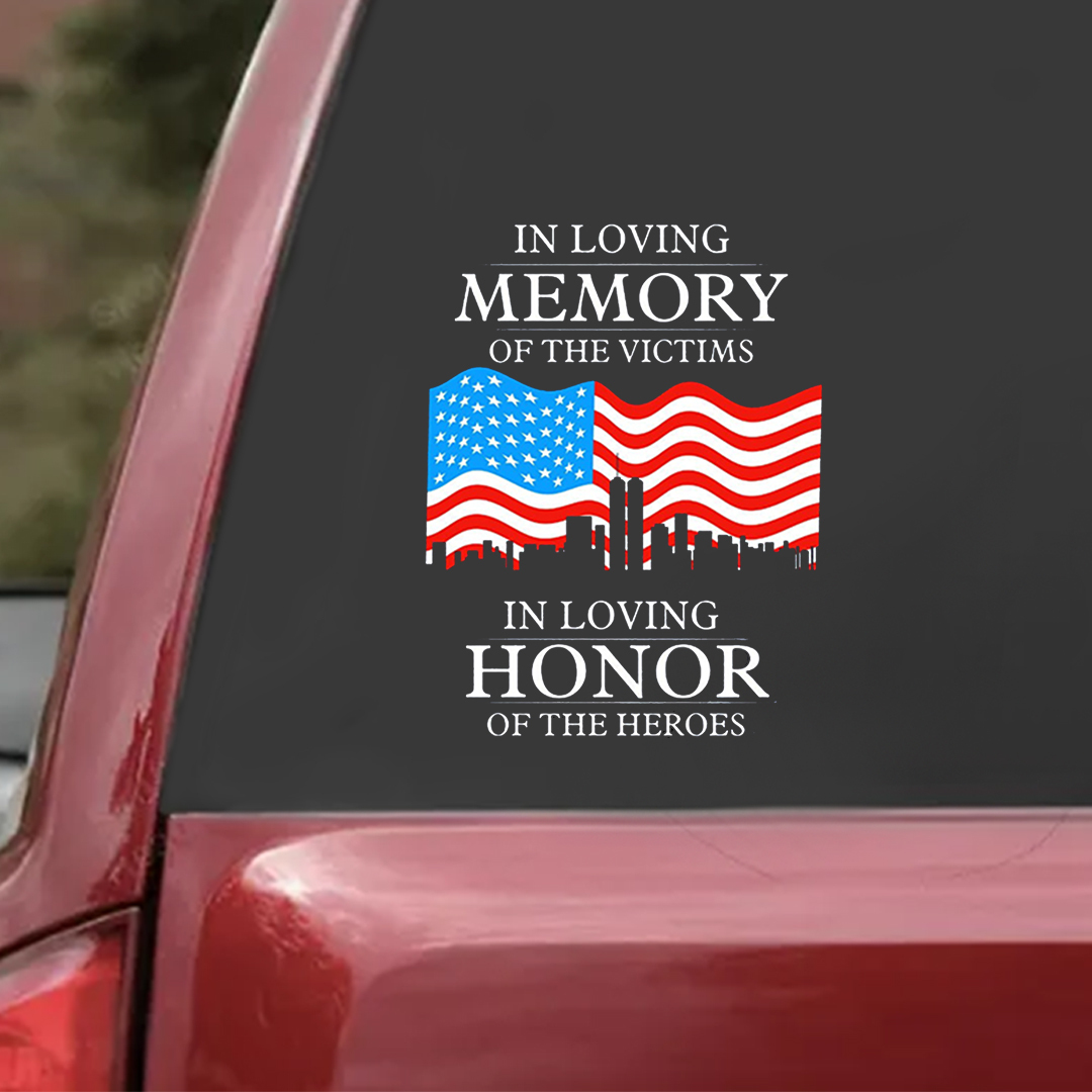 Memory Of The Victims Patriot Day Sticker