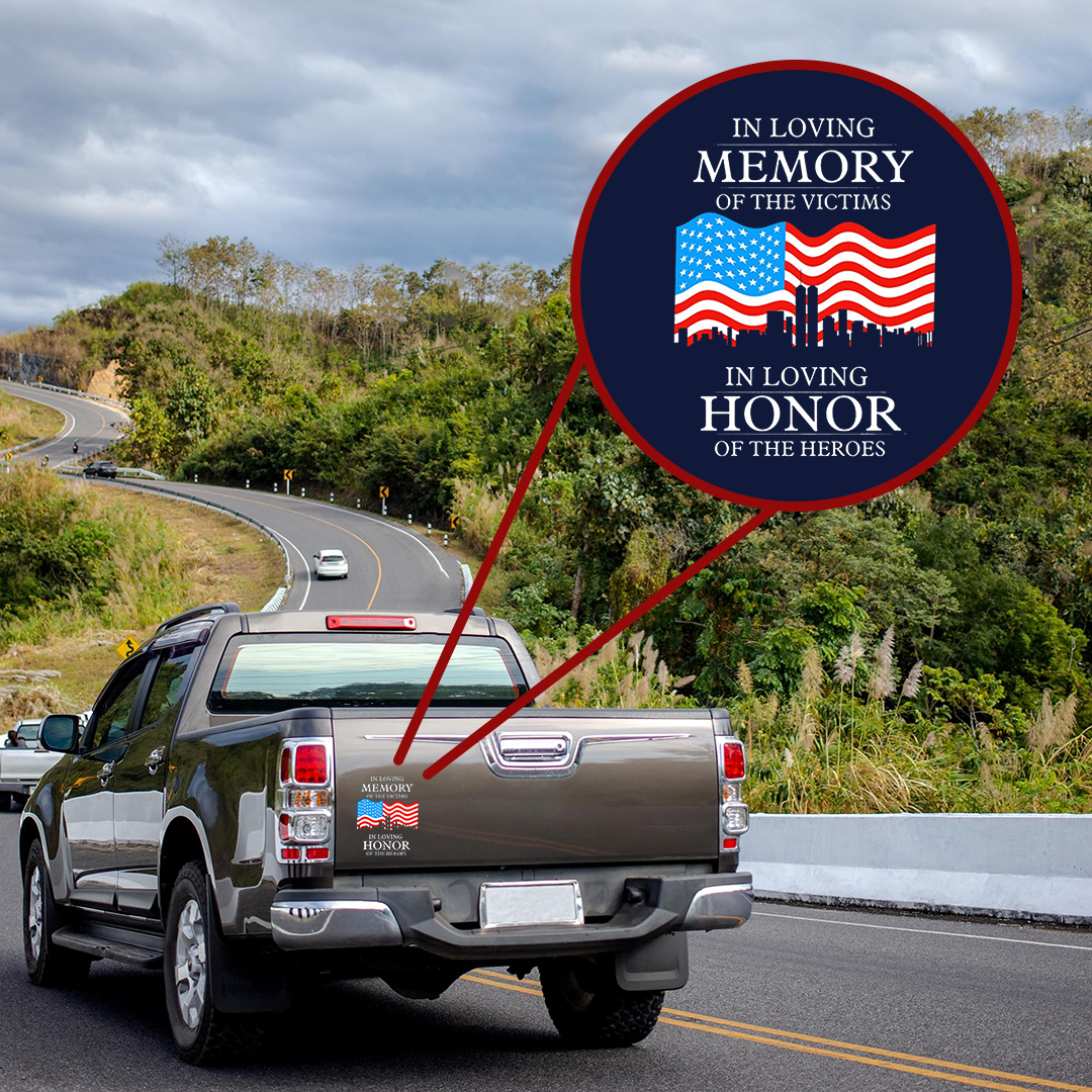 Memory Of The Victims Patriot Day Sticker