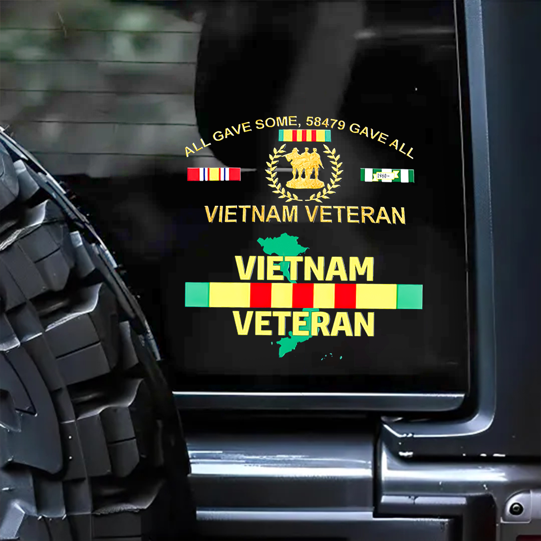 58479 Gave All Veterans Stickers