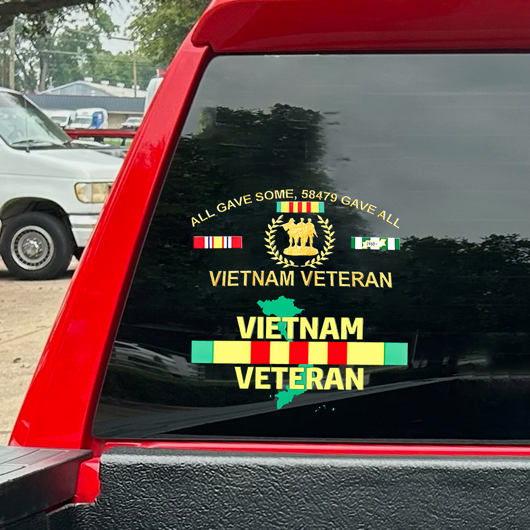 58479 Gave All Veterans Stickers