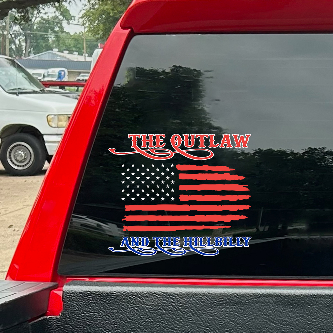 The Hillbilly Patriot Day Sticker