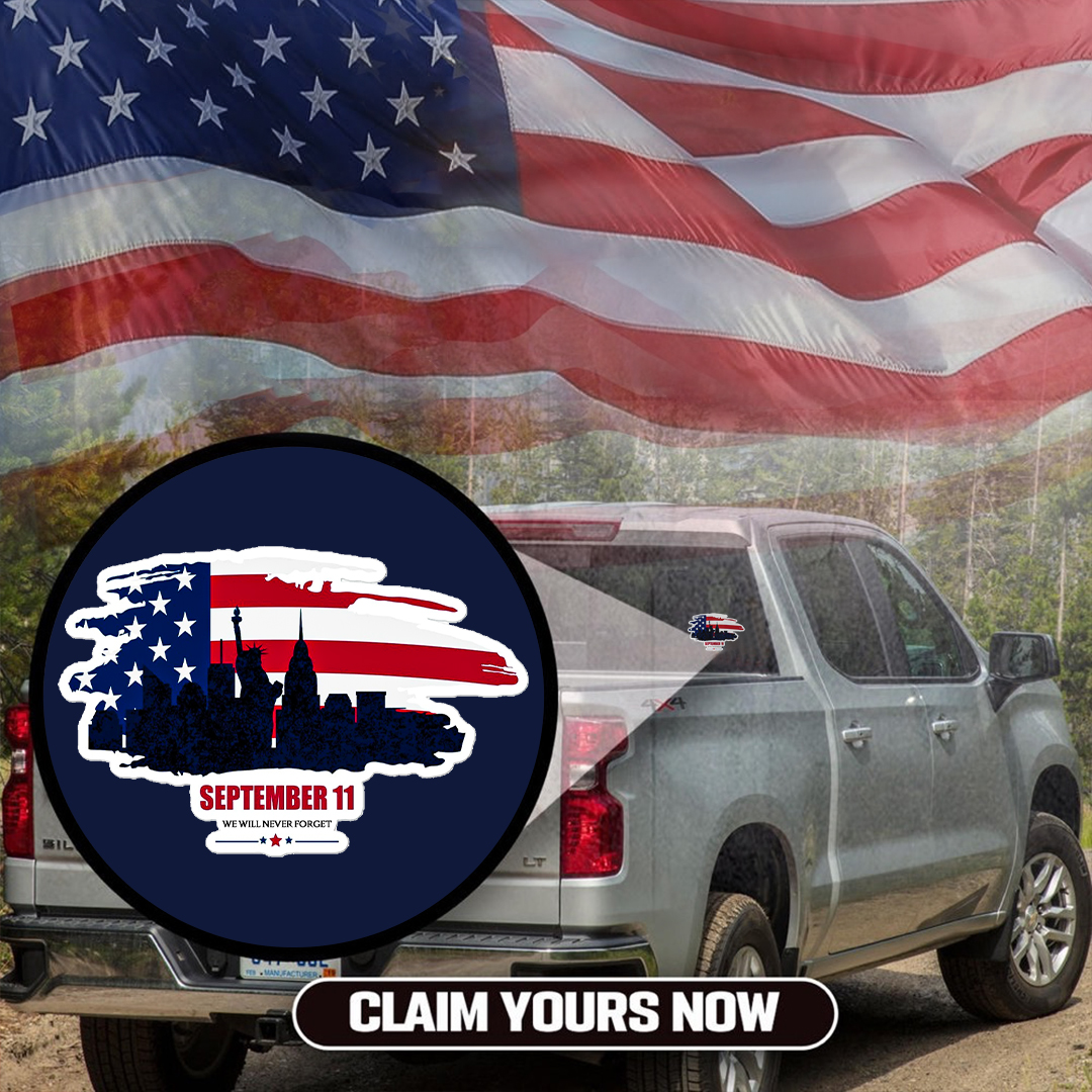 September Never Forget Patriot Day Sticker