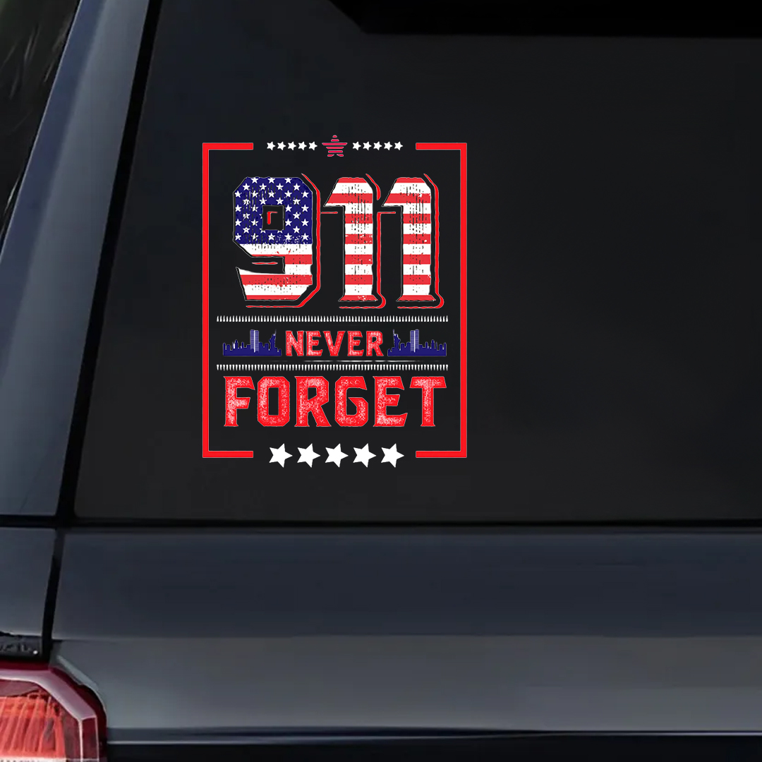 I Never Forget Patriot Day Sticker