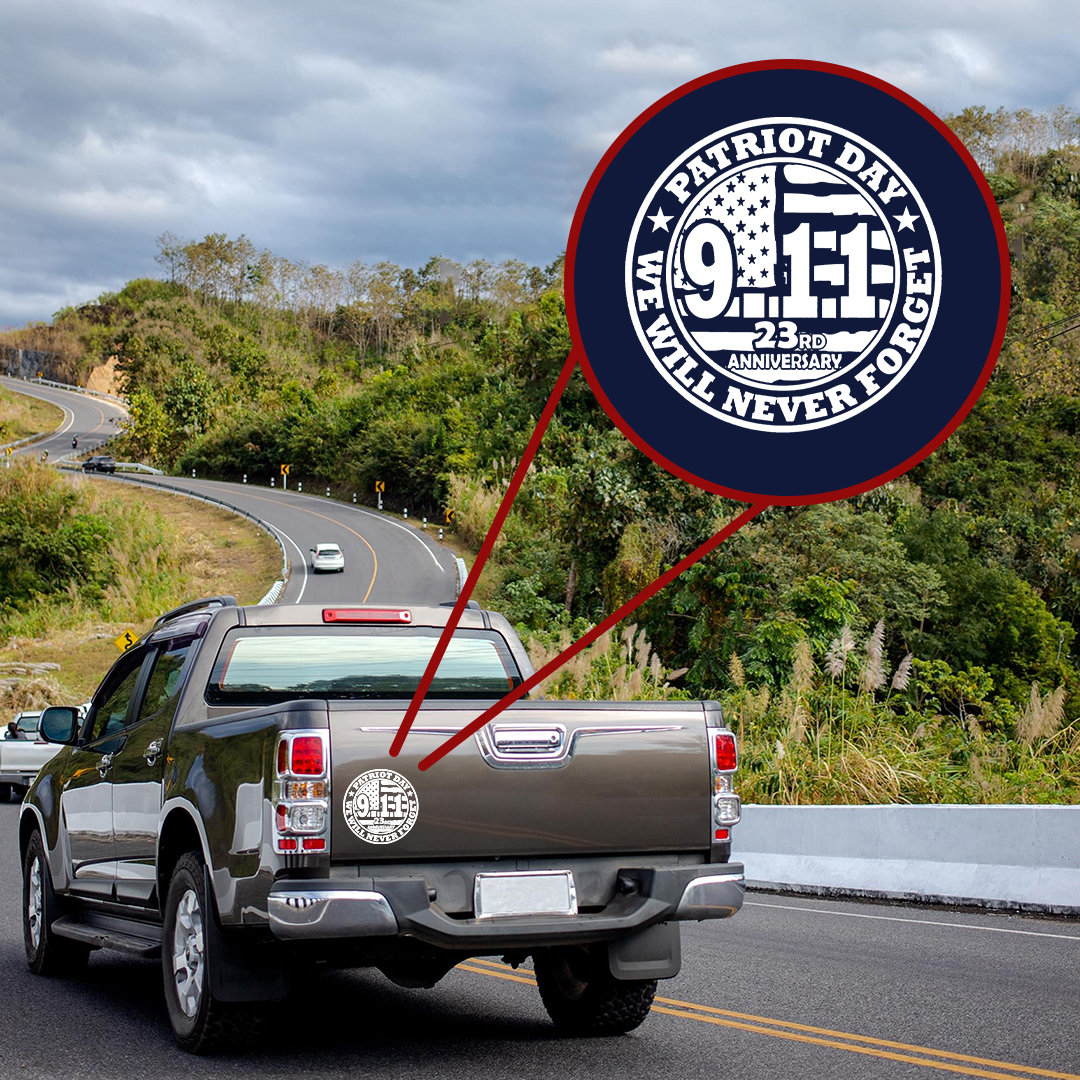 23 Years Patriot Day Sticker