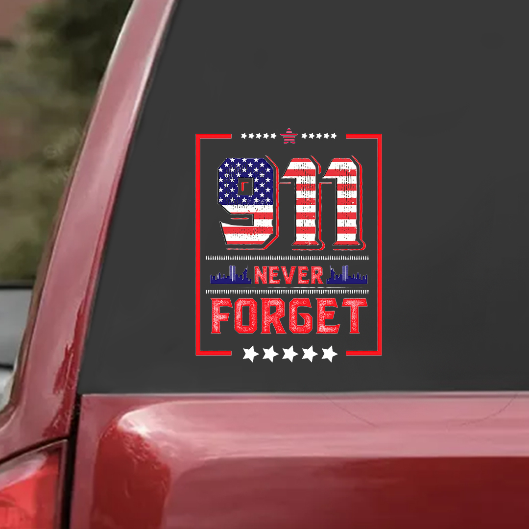 I Never Forget Patriot Day Sticker