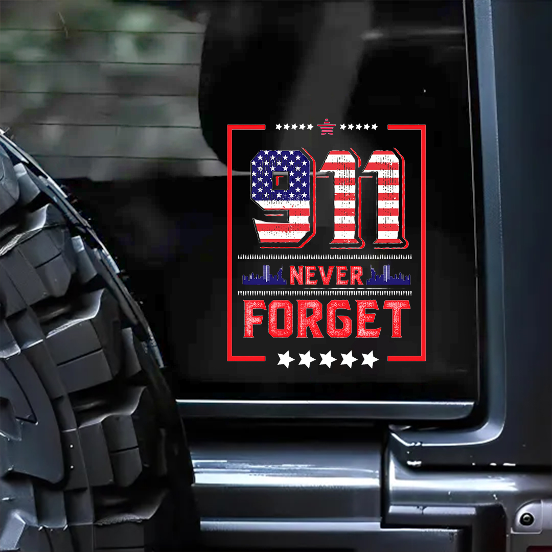 I Never Forget Patriot Day Sticker