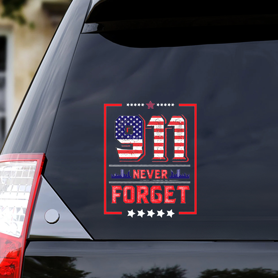 I Never Forget Patriot Day Sticker