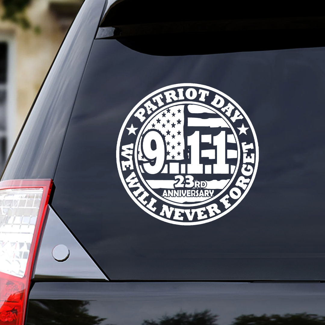 23 Years Patriot Day Sticker