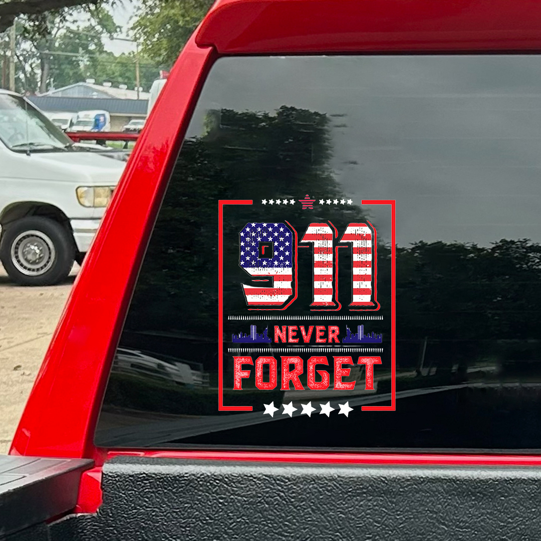 I Never Forget Patriot Day Sticker