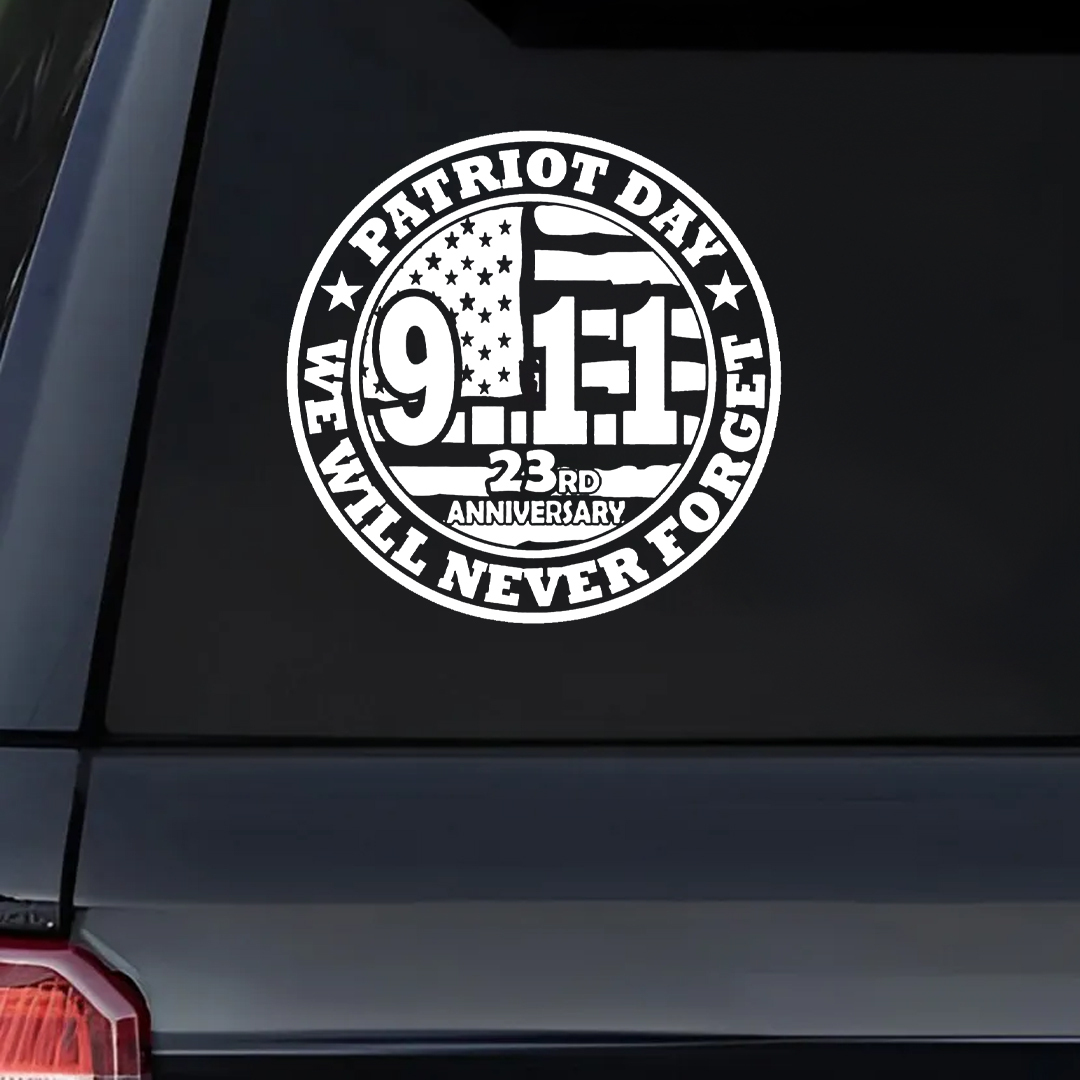 23 Years Patriot Day Sticker