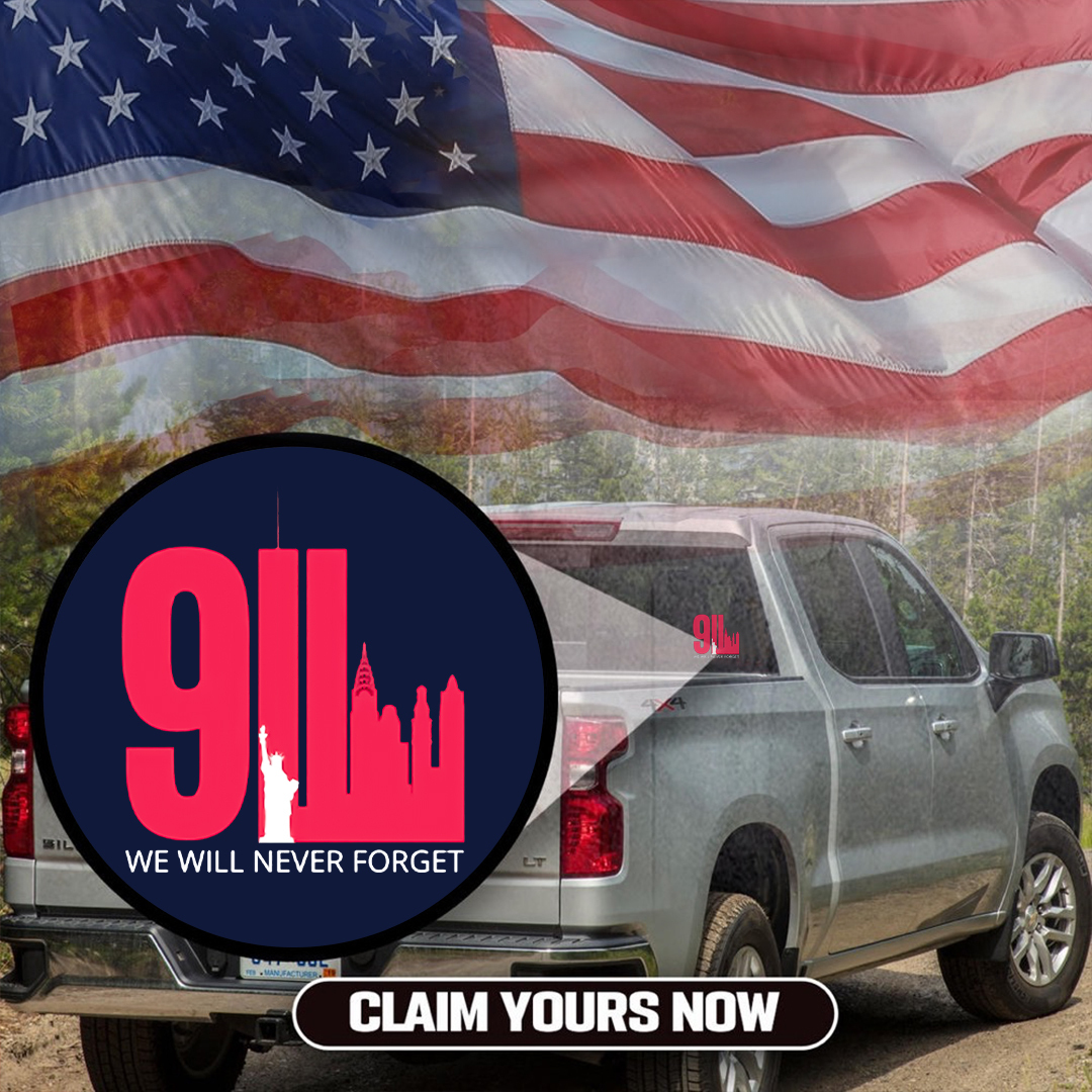 We Could Never Forget Patriot Day Sticker