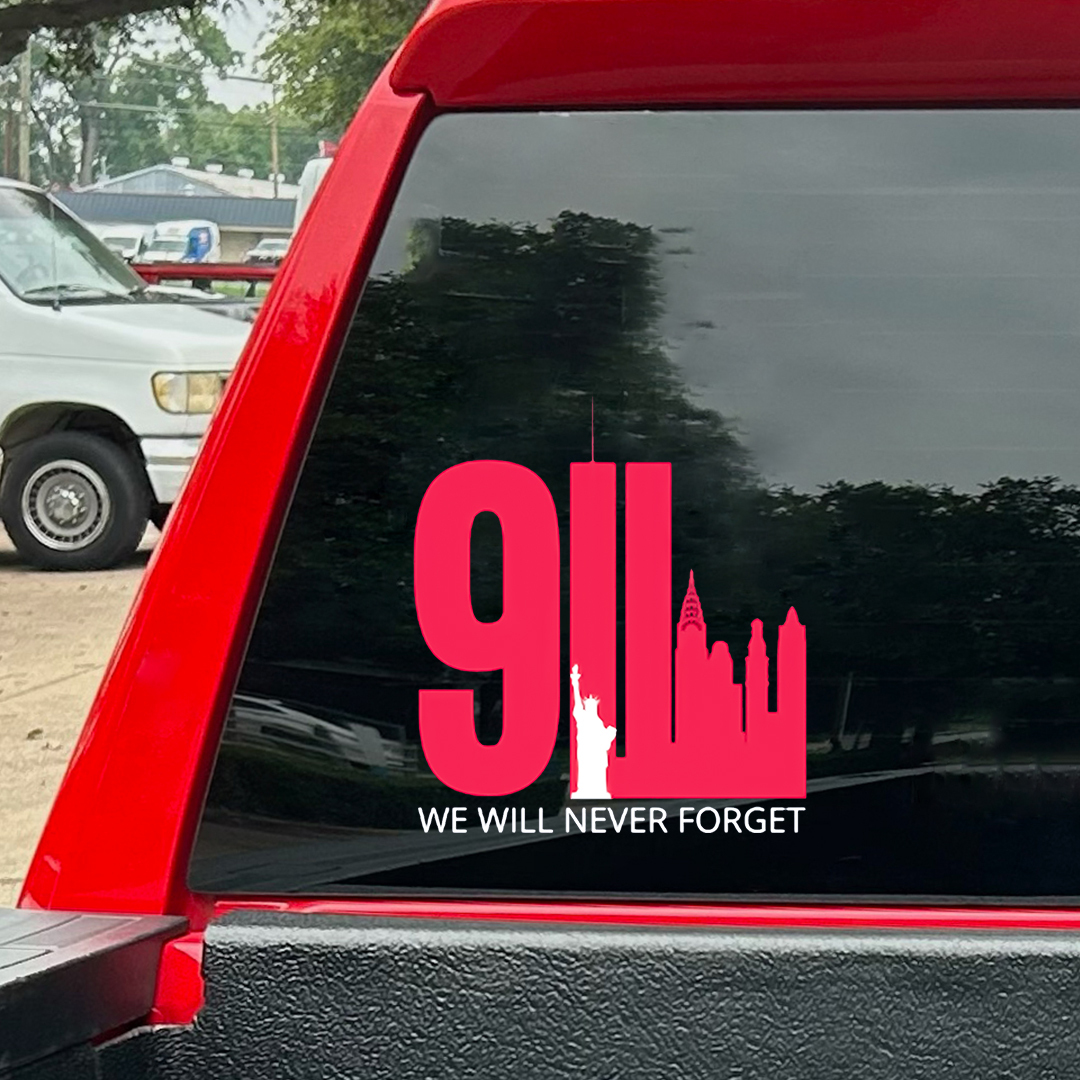 We Could Never Forget Patriot Day Sticker
