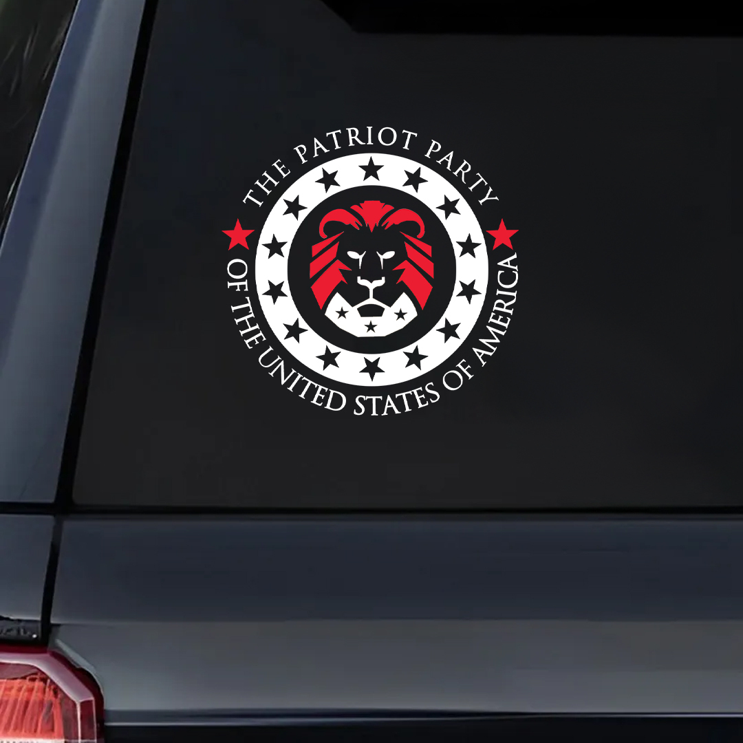 Lion Never Forget Patriot Day Sticker
