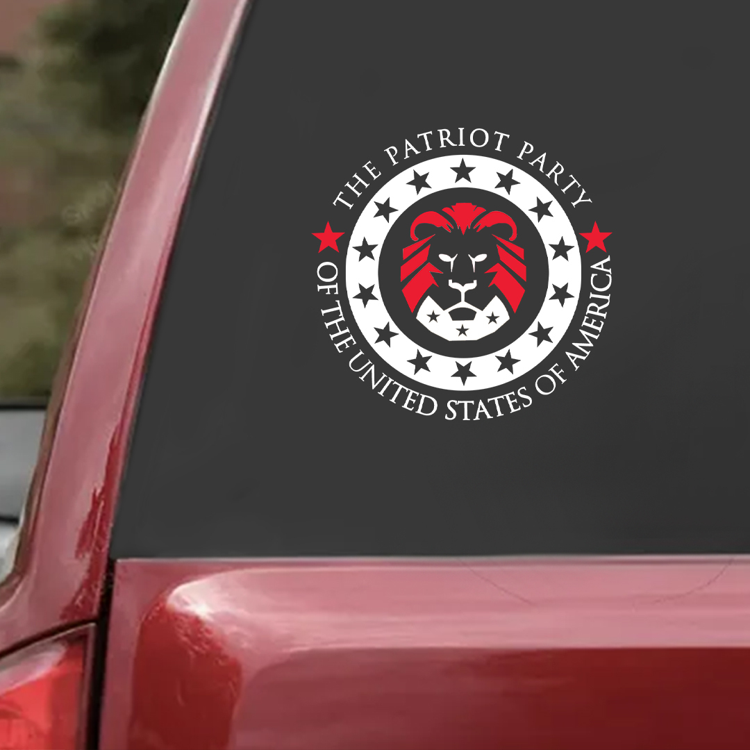 Lion Never Forget Patriot Day Sticker