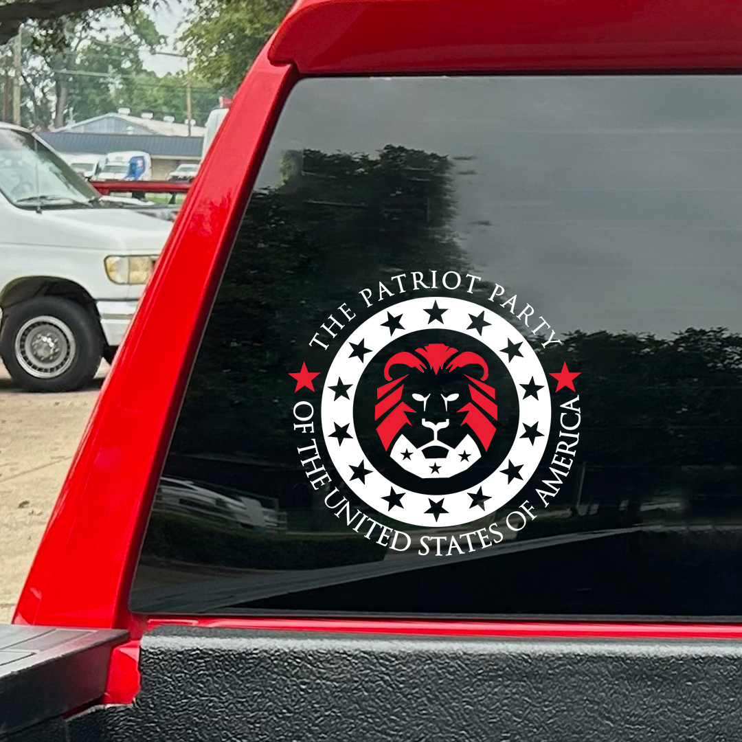 Lion Never Forget Patriot Day Sticker