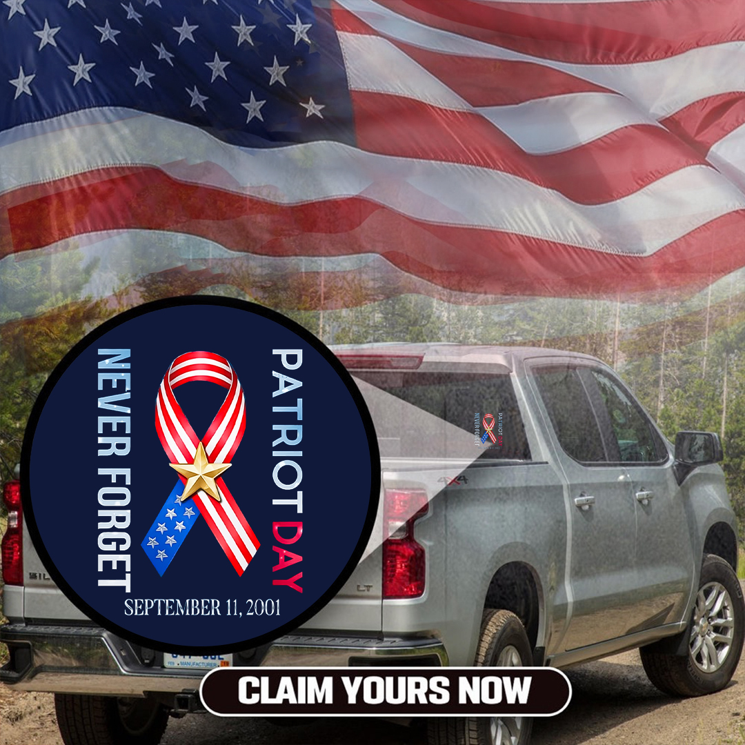 Never Forget The Ribbon Patriot Day Sticker